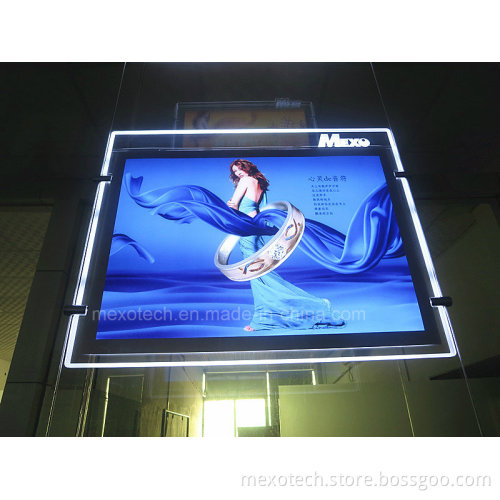 Double Side LED Advertising Slim Lightbox with Carved Logo (CDH03-A3L)